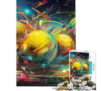 Puzzle 1000 pièces Art Abstrait Spatial pour Adultes Jeu Familial idéal pour Passer Le Temps à la Maison Cadeau Unique pour Un Anniversaire ou Noël (Dimensions 38x26cm)
