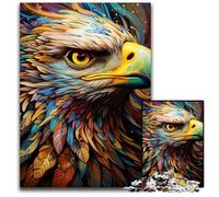 Puzzle 1000 pièces Art Aigle Puzzles pour Adultes Idéal pour Les Amoureux, Cadeau Parfait pour Noël, Nouvel an, Saint-Valentin 26x38cm / 10,23x14,96 Pouces