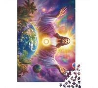 Puzzle 1000 pièces Art Chrétien Jésus pour Adultes Adolescents Puzzle en Bois Puzzles pour Adultes Cadeaux du Père Noël Secret 1000 pièces (75x50cm)
