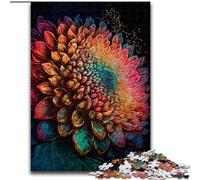 Puzzle 1000 pièces Art Fleurs Puzzles Difficiles pour Adultes Taille 50x75cm Cadeau Parfait pour Les Parents, Les Amoureux, Les Amis - 14 Ans et Plus