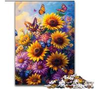 Puzzle 1000 pièces Art Floral pour Adolescents et Adultes Un Jeu Stimulant, idéal comme Cadeau pour Toute la Famille (50x75cm)