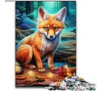 Puzzle 1000 pièces Art Fox Impossible pour Adultes, idéal pour Un Anniversaire, Noël, Halloween (Taille 50x75cm)