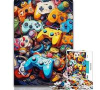 Puzzle 1000 pièces Art Game Controller, Jeu Stimulant et Jeu Familial idéal comme Cadeau pour Toute la Famille 38x26cm