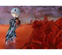 Puzzle 1000 pièces - Art Jigsaws - Affiches d'Ayanami Rei Evangelion - Jeux de mémoire pour Adultes - Jouets pour Toute la Famille - 26x38cm