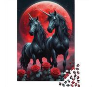 Puzzle 1000 pièces Art Licorne Puzzles Garçons et Filles Difficulté Puzzles Puzzles Utilisés pour Se Détendre 1000 pièces (75x50cm)