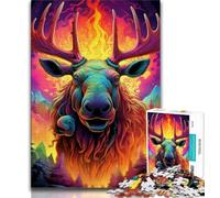 Puzzle 1000 pièces Art Moose, Jouet éducatif et décompressant pour Anniversaire et Noël (75x50cm)