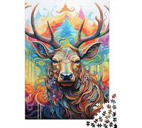 Puzzle 1000 pièces Art Moose Puzzles pour Adultes Puzzles en Bois Puzzles pour Adultes Cadeaux 1000 pièces (75 x 50 cm)