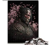 Puzzle 1000 pièces Art Ninja Japonais pour Adolescents, Cadeau d'anniversaire pour Tuer Le Temps, décoration Murale pour Les 14 Ans et Plus (50x75cm)