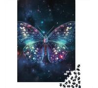 Puzzle 1000 pièces Art Star Butterfly pour Adultes Puzzles en Bois Jeux éducatifs Décoration d'intérieur Puzzle 1000 pièces (75 x 50 cm)