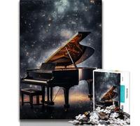 Puzzle 1000 pièces Art Star Piano pour Adolescents, Cadeaux pour Aider Le Cerveau à exercer des Jouets addictifs pour cultiver la Patience, Superbe Cadeau (50x75cm)