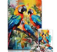 Puzzle 1000 pièces Art Toucans pour Adolescents, Jouet éducatif et décompressant, Cadeau du Père Noël Secret (38x26cm)