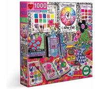 Puzzle 1000 pièces ARTIST STUDIO EEBOO Carton Multicolore Multicolore G