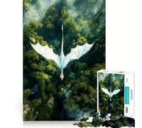 Puzzle 1000 pièces Ascension du Dragon Écailles de Perle pour Adultes, Jeu d'exercice Mental, détente, Design raffiné, Cadeau Exquis (38x26cm)
