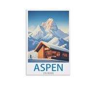 Puzzle 1000 pièces Aspen Colorado, Puzzle en Papier 1000 pièces, Jeu de décompression pour Adultes, 70 x 50 cm