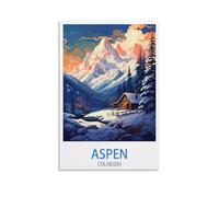 Puzzle 1000 pièces Aspen Colorado, Puzzle en Papier 1000 pièces, Jeu de décompression pour Adultes, 70 x 50 cm