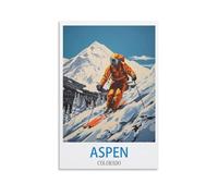 Puzzle 1000 pièces, Aspen Colorado Ski, Puzzle Classique pour Adultes, 38 x 26 cm, pour Adolescents et Adolescents.