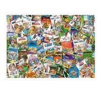 Puzzle 1000 pieces asterix - les aventures du gaulois en bd - puzzle collage albums obelix - set collection adulte et carte