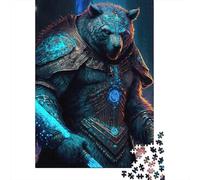 Puzzle 1000 pièces Astral Bear Warriors2 Puzzles pour Adultes Puzzles en Bois Puzzles pour Adultes Cadeaux 1000 pièces (75 x 50 cm)