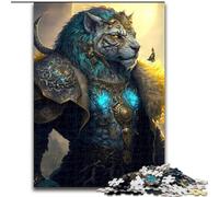 Puzzle 1000 pièces Astral Sorcerer Tigers Puzzles stimulants pour Les Adolescents, Les Couples et Les Amis pour Les Anniversaires, Noël Taille 26x38cm