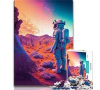 Puzzle 1000 pièces Astro World pour Adultes 1000 pièces entraînez Votre Cerveau et Vos Mains Cadeau d'anniversaire Cadeaux (50x75cm)