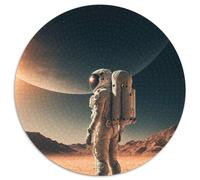Puzzle 1000 pièces Astronaute sur Une Nouvelle planète Impossible Puzzle pour Adultes Jeu Familial créatif et décoration d'intérieur, Cadeau de Noël idéal pour Les Adolescents 67,5 x 67,5 cm