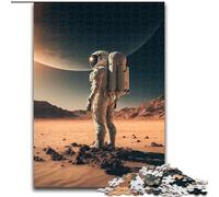 Puzzle 1000 pièces Astronaute sur Une Nouvelle planète Puzzles impossibles pour Adultes Taille 26x38cm Idée Cadeau d'anniversaire, Jeu de réflexion Stimulant