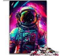 Puzzle 1000 pièces Astronautes artistiques, Jeu Familial créatif et décoration d'intérieur, Cadeau de Noël idéal pour Les Adolescents (Taille : 50x75cm)