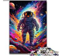 Puzzle 1000 pièces Astronautes colorés Puzzles en Bois, pour Les Anniversaires, Noël, Halloween, Thanksgiving, Pâques 1000 pièces(50x75cm)