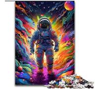 Puzzle 1000 pièces Astronautes colorés Puzzles en Carton, pour Les Anniversaires, Noël, Halloween, Thanksgiving, Pâques 1000 pièces(26x38cm)