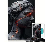 Puzzle 1000 pièces Athéna Déesse Grecque Décoration Murale de Noël (38x52cm)