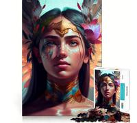 Puzzle 1000 pièces Athena Jeu de précision et de Stimulation Cognitive Attente du Temps Idées d'activités artistiques pour Un Anniversaire (38x52cm)