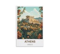 Puzzle 1000 pièces, Athènes, Grèce. Puzzle 1000 pièces à Peindre pour Adultes. Puzzle Stimulant à réaliser soi-même. 70 x 50 cm.