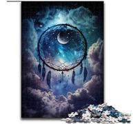Puzzle 1000 pièces Attrape-rêves Magique en Bois, activité Amusante à Faire à la Maison 50x75cm, Jeu de réflexion pour Adolescents, pour Les fêtes