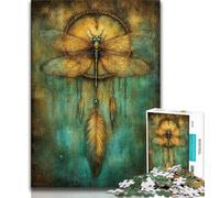 Puzzle 1000 pièces Attrape-rêves Puzzle 1000 pièces pour Adultes et Adolescents Anti-Stress Cadeau Amusant pour Passer Le Temps à la Maison 26x38cm