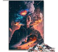 Puzzle 1000 pièces « Au Bout du Monde » : Puzzle Stimulant de 50 x 75 cm. Un Casse-tête Stimulant - Un Jouet Relaxant pour Adolescents.