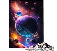 Puzzle 1000 pièces Au-delà de l'horizon Galaxie Puzzles pour Adultes Puzzle en Bois Puzzle Durable pour Adultes Famille ou Enfants Puzzle 1000 pièces (50 x 75 cm)