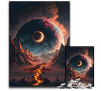 Puzzle 1000 pièces « Au-delà de l'horizon » pour Adultes, décoration Artistique à Faire soi-même, Cadeau d'anniversaire idéal (26x38cm/10,23x14,96 Pouces)