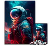 Puzzle 1000 pièces Au-delà des étoiles, Puzzles d'astronautes pour Adultes, pour la fête des mères, Les Anniversaires et Noël 26x38cm/10,23x14,96 Pouces