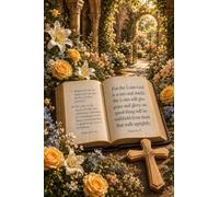 Puzzle 1000 Pieces Aucun Bien ne Sera refusé Bible Fleurs Bois