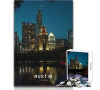 Puzzle 1000 pièces Austin pour Adolescents,Jeu Stimulant d'analyse et de logique, pour Un Père Noël Secret,Format 50x75cm