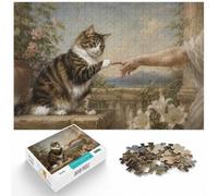 Puzzle 1000 Pièces avec Cat's Creation of Adam, 1000pcs (40x28cm) | Pour profiter d'un w nd calme à la maison : ce puzzle adulte 1000 pièces peut se répartir sur plusieurs séances.