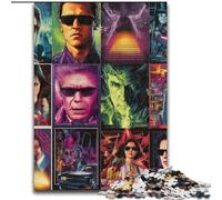 Puzzle 1000 pièces avec Collage d'affiches de Films pour Adolescents, à partir de 14 Ans, décoration Murale, Cadeaux d'anniversaire et Cadeaux Uniques, 26x38cm