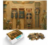 Puzzle 1000 Pièces avec Egypt Isis Pillars, 1000pcs (75x50cm) | Pour les jours de pluie : ce puzzle 1000 pièces pour adultes se prête aux longues séances de puzzle.