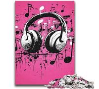 Puzzle 1000 pièces avec Symboles musicaux pour Adultes et Adolescents, idéal comme Cadeau pour Toute la Famille (50x75cm)