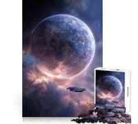 Puzzle 1000 pièces Aventure Spatiale pour Adolescents renforce la mémoire, Simple et Amusant, de qualité supérieure, Un Cadeau mémorable 38x26cm