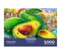 Puzzle 1000 pièces « Avocat Fantaisie » : avocats coupés en Deux, Jeu éducatif pour Adultes, décoration élégante, défi Stimulant, Cadeau d'anniversaire de Haute difficulté, 52 x 38 cm / 1000 pièces