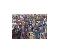 Ravensburger - Puzzle Adulte - Puzzle 1000 pièces - Baby Yoda/Star Wars Mandalorian (Challenge Puzzle) - Adultes et Enfants à partir de 14 Ans - Puzzle de qualité supérieure - Star Wars - 16770