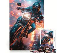 Puzzle 1000 pièces Balade Nocturne Urbaine pour Adolescents, idéal pour développer la logique, se détendre en Douceur, Bords Nets, Cadeau Festif (38x26cm)
