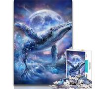 Puzzle 1000 pièces Baleine de l'espace pour Adolescents Jouet éducatif idéal comme Cadeau pour Toute la Famille (50x75cm)
