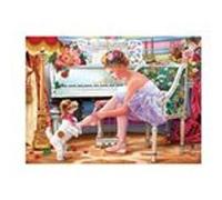 Anatolian Puzzle 1000 pièces Ballerine et son chiot multicolore